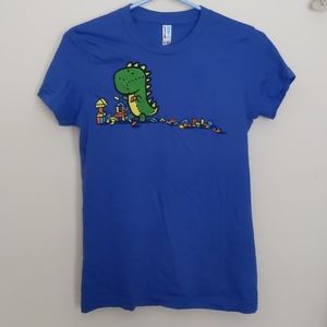 Godzilla dinosaur graphic tee